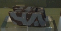 Model tank made by Sir Nicholas Goodison when he was 8 years old, in 1942.